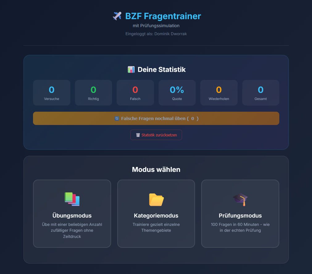 Fragentrainer Screenshot